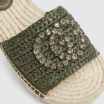 Gucci Women’s espadrille with crystal Interlocking G - Image 3